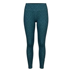 Nike Teal Leopard Print Leggings